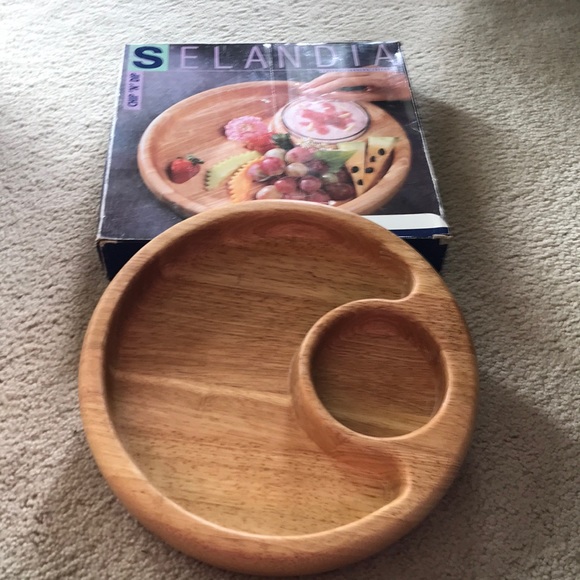 Selandia Kitchen Selandia Wooden Chip Dip Tray Poshmark